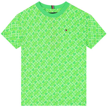 Boys Green Logo T-Shirt