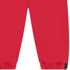 Baby Boys Red Web Striped Joggers, 1, hi-res
