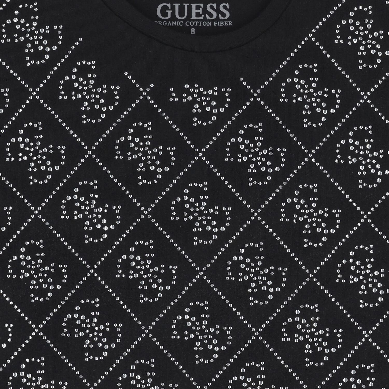 Girls Black Logo T-Shirt, 2, hi-res