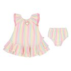 Younger Girls Rainbow Dress Set, 1, hi-res