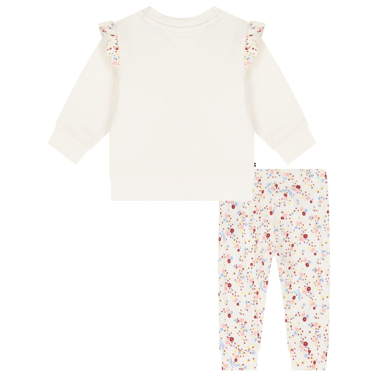 Younger Girls Ivory Trousers Set, 1, hi-res image number null