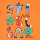 Boys Orange Logo T-Shirt, 1, hi-res