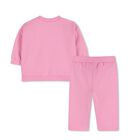 Younger Girls Pink Boke Flower Tracksuit, 1, hi-res