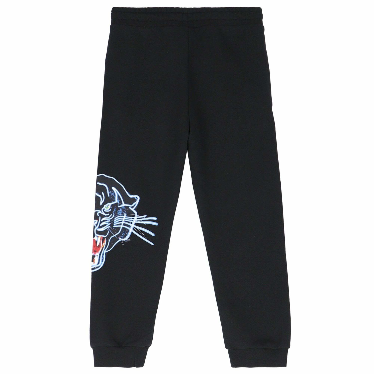 Boys Black Printed Sweatpants, 1, hi-res image number null