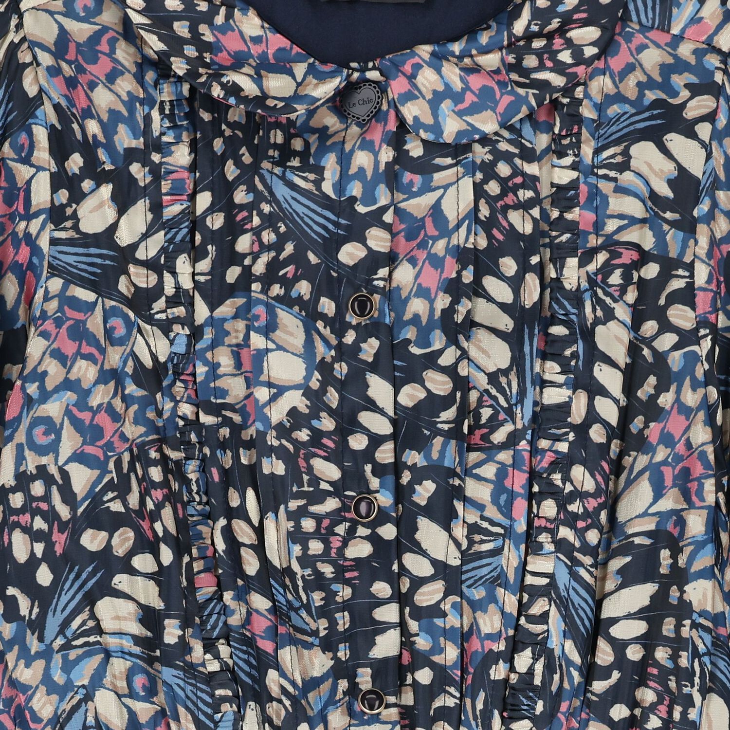 فستان بنات بطيات متعدد الألوان, 1, hi-res image number null