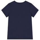 Navy Blue Teddy Bear Logo T-Shirt, 2, hi-res