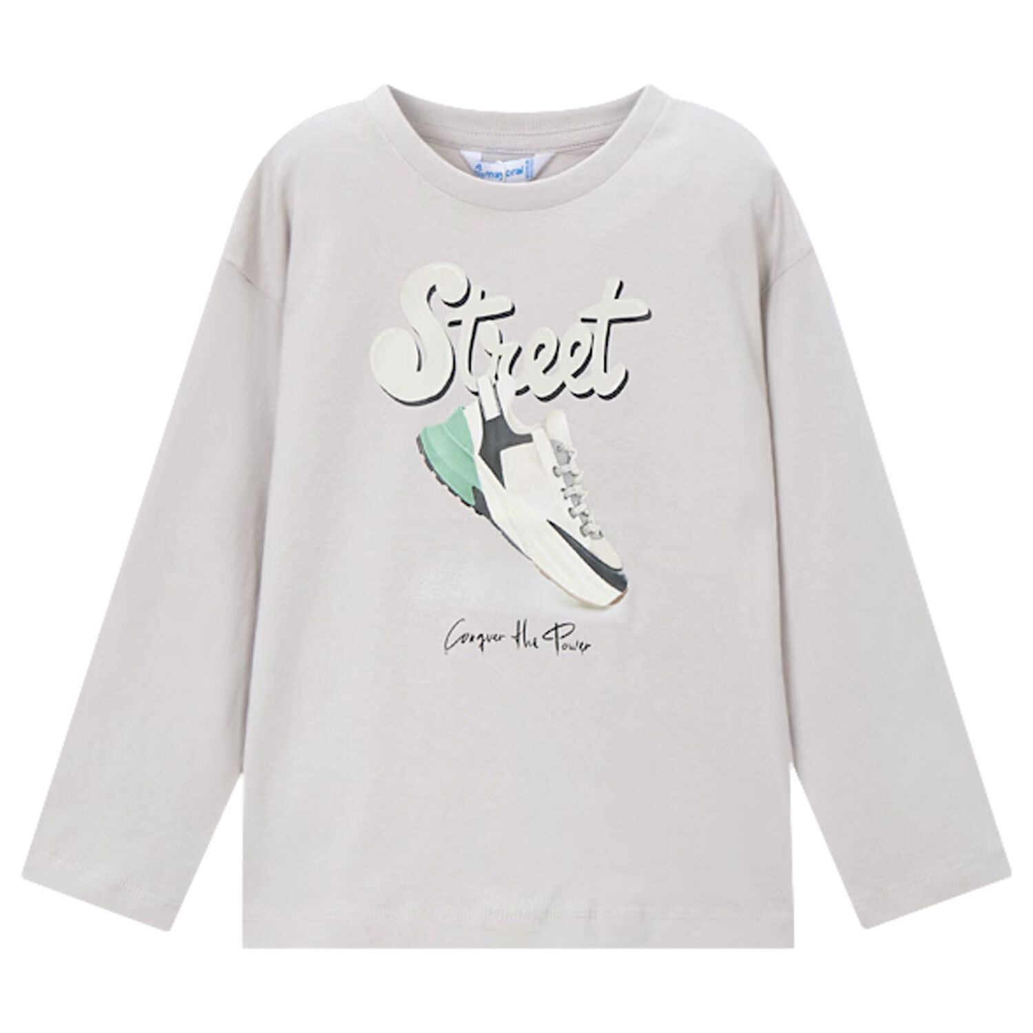 Boys Grey Long Sleeve Top, 2, hi-res image number null