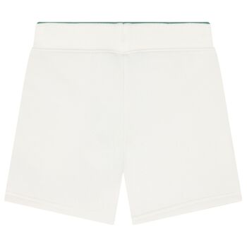 Boys Ivory Jersey Polo Bear Shorts