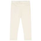 Baby Girls Red & Beige Logo Leggings Set, 1, hi-res