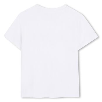 Girls White Logo T-Shirt