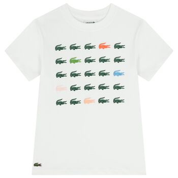 Boys White Logo T-Shirt