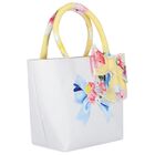 Girls Yellow & Ivory Bow Hand Bag, 1, hi-res
