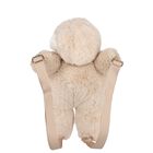 Girls Beige Teddy Bear Backpack, 1, hi-res