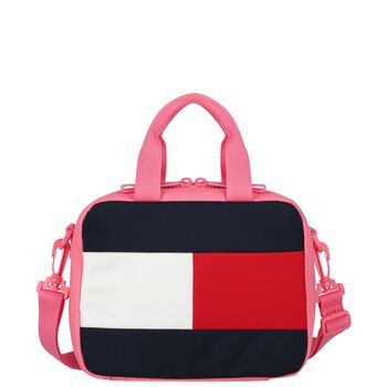 Girls Pink Canvas Logo Lunch Bag ( 28cm )
