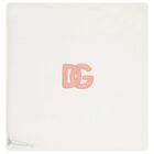Baby Pink & White Leopard Logo Blanket, 1, hi-res