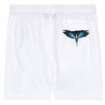 Boys White Logo Swim Shorts