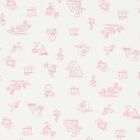 Baby Girls Ivory & Pink Logo Blanket, 2, hi-res