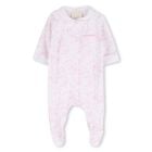 Baby Girls White & Pink Toile de Jouy Babygrow Gift Set, 1, hi-res