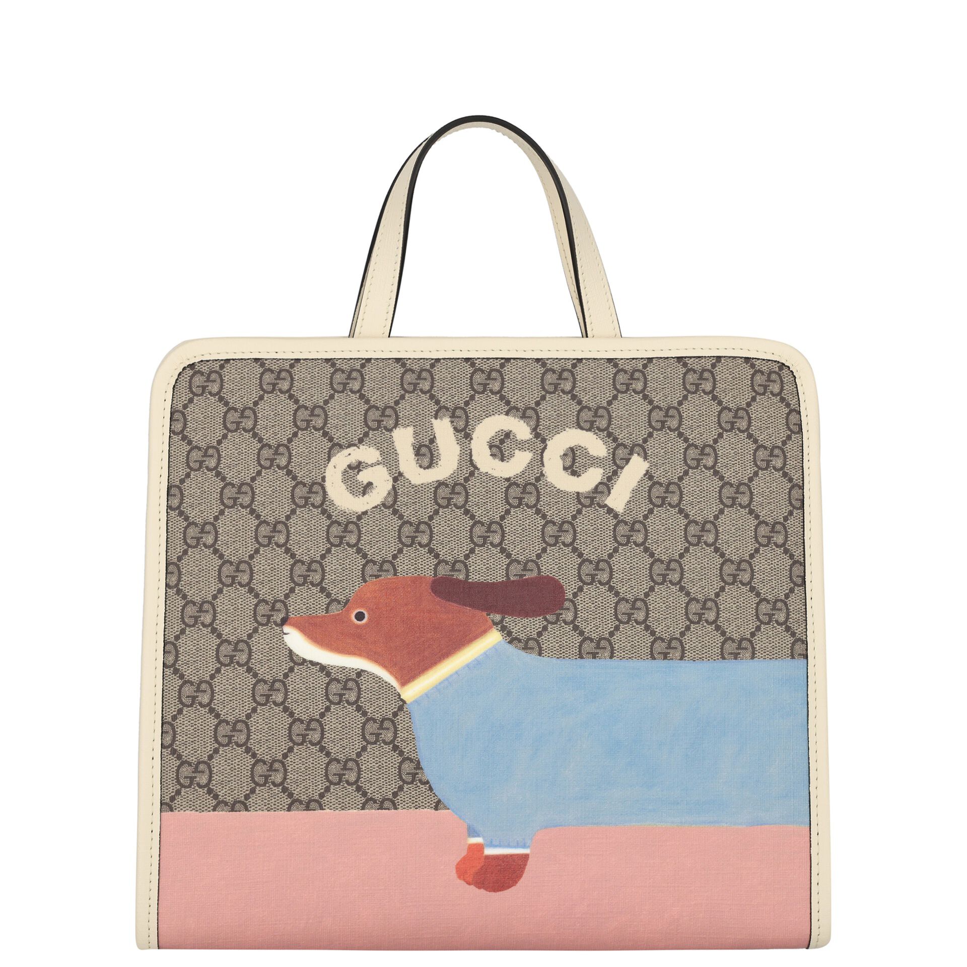 Gucci Girls Beige GG Supreme Tote Bag Junior Couture