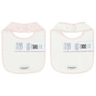 Pink & Ivory Logo Baby Bibs ( 2-Pack ), 2, hi-res