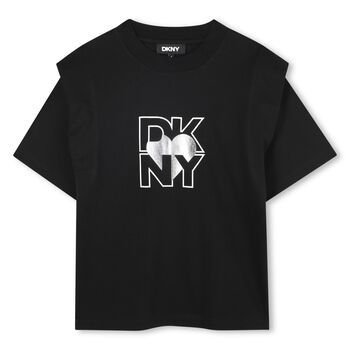 Girls Black Logo T-Shirt