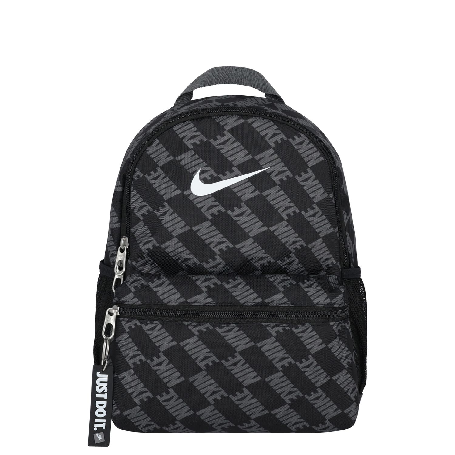 Black & Grey Logo Backpack, 1, hi-res