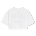 Girls Mini Me White Logo T-Shirt, 1, hi-res