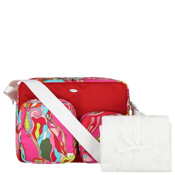 Red & Pink Orchidee Baby Changing Bag ( 40CM )