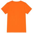 Boys Orange Logo T-Shirt, 1, hi-res