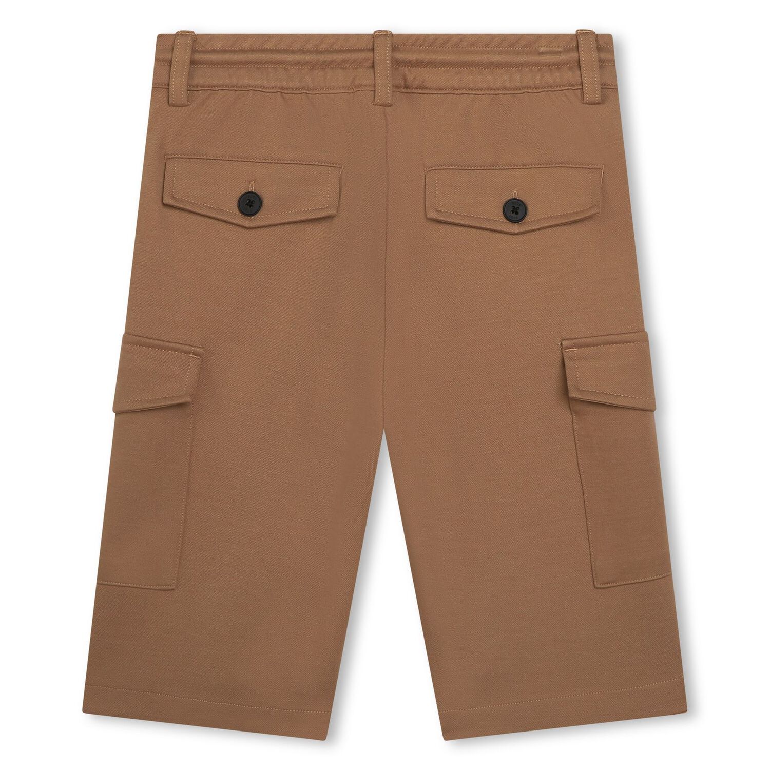 Boys Beige Logo Shorts, 1, hi-res image number null