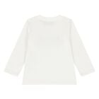 Younger White Logo & Popcorn Long Sleeve Top, 1, hi-res
