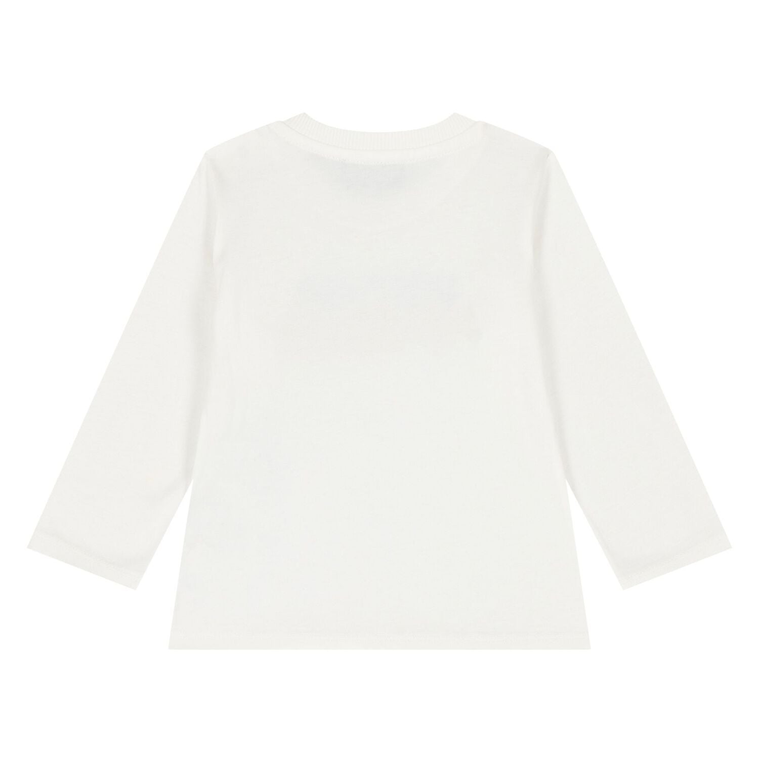 Younger White Logo & Popcorn Long Sleeve Top, 1, hi-res
