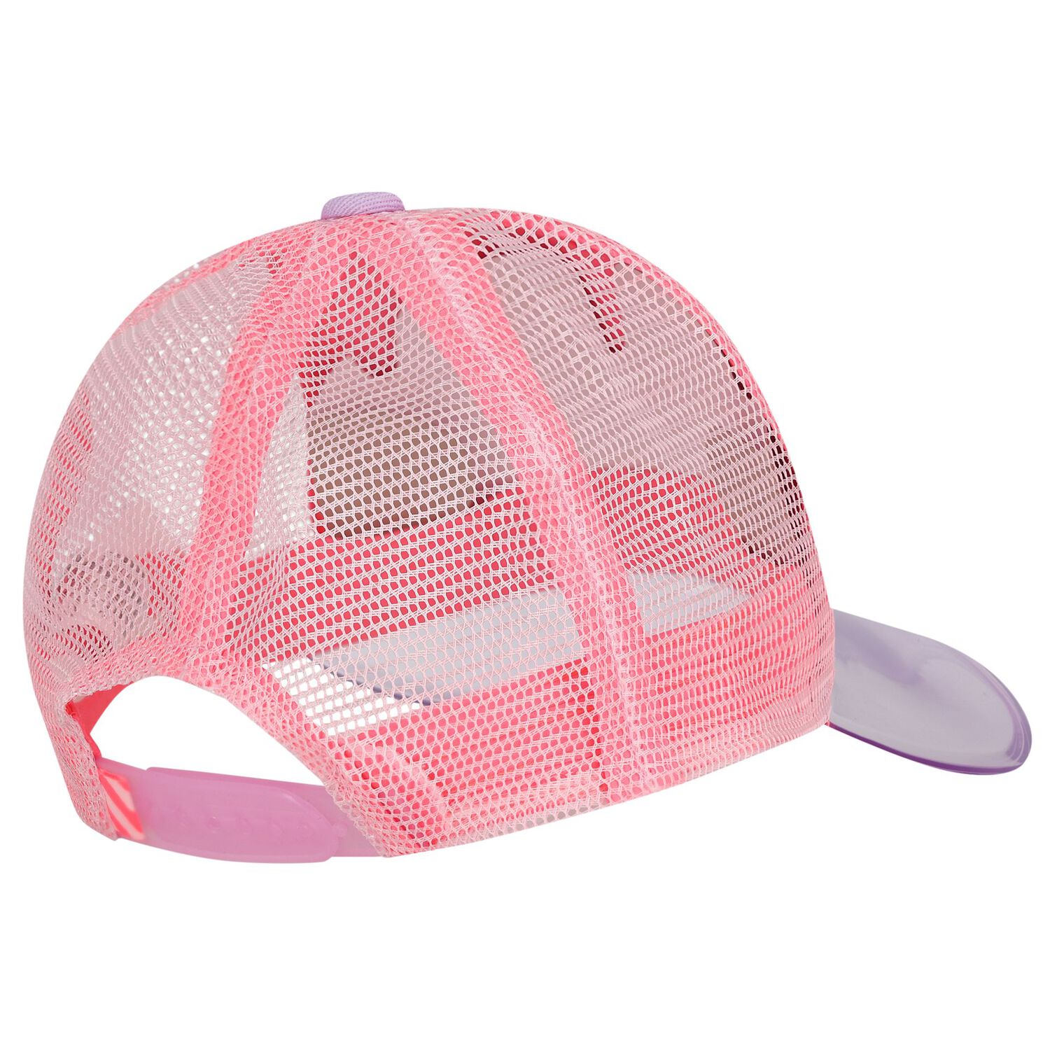 Girls White & Pink Logo Cap, 1, hi-res