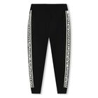 Black Logo Joggers, 1, hi-res