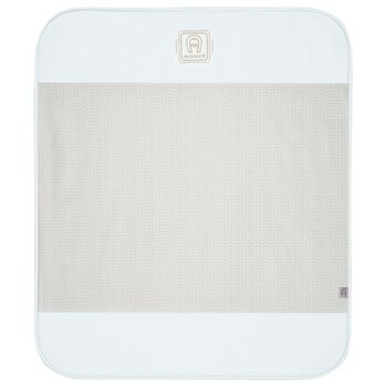Baby Boys Blue & Gold Logo Blanket