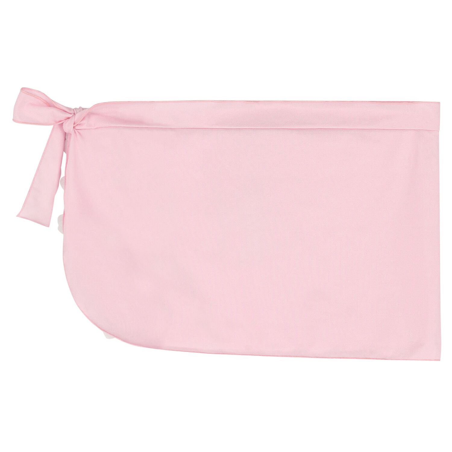 تنورة بنات مزخرفة بنقشة زهور باللون الوردي , 1, hi-res