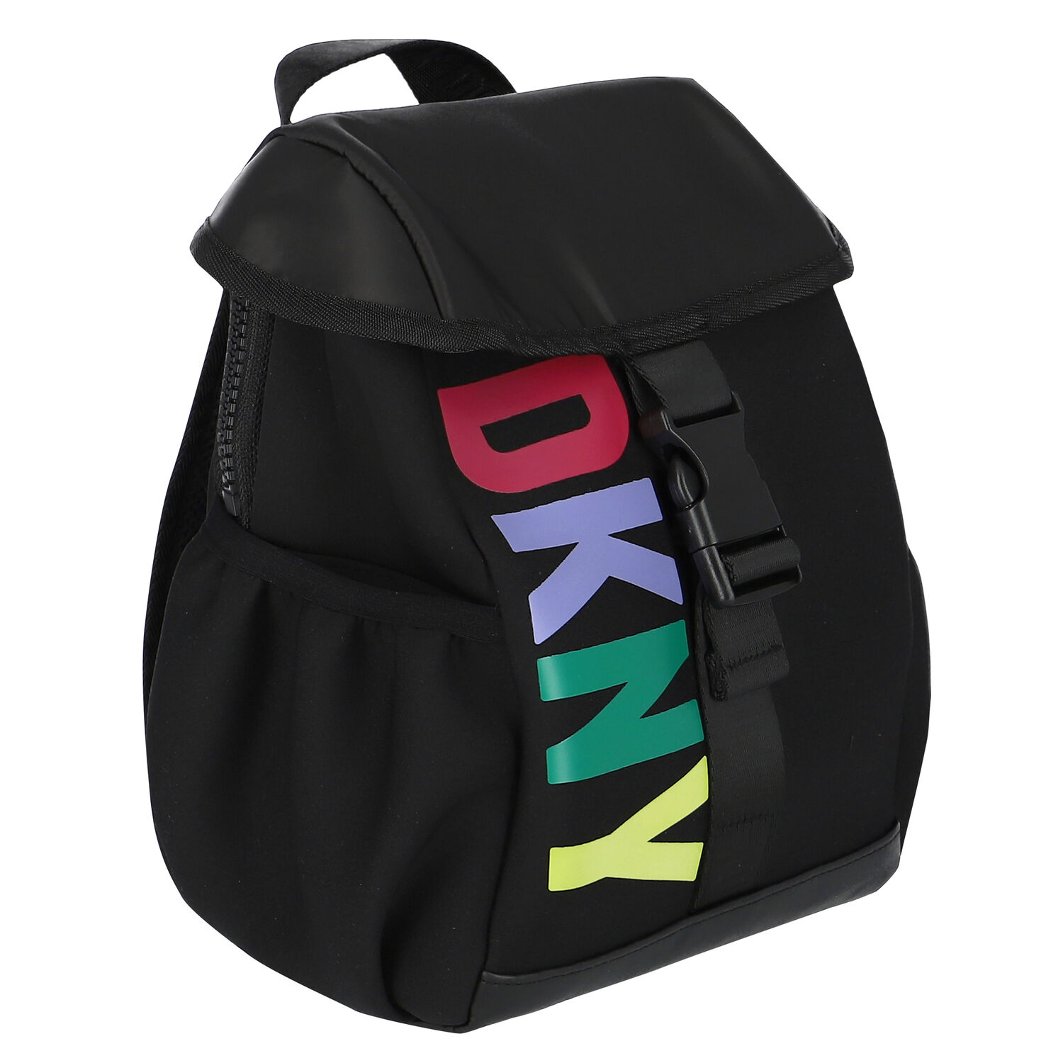 Black Logo Backpack, 1, hi-res