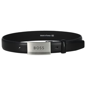 Boys Black Logo Belt 