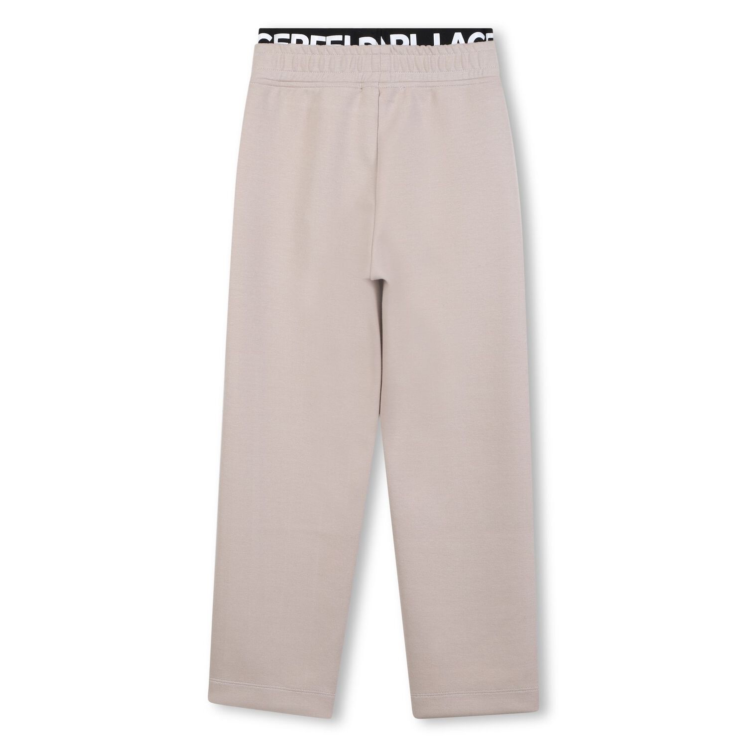 Boys Beige Logo Trousers, 1, hi-res