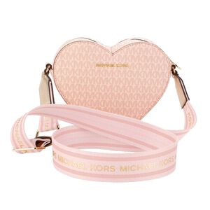 Girls Pink Logo Heart Handbag