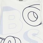 Baby Boys Navy Blue & White Logo Tracksuit Set, 2, hi-res