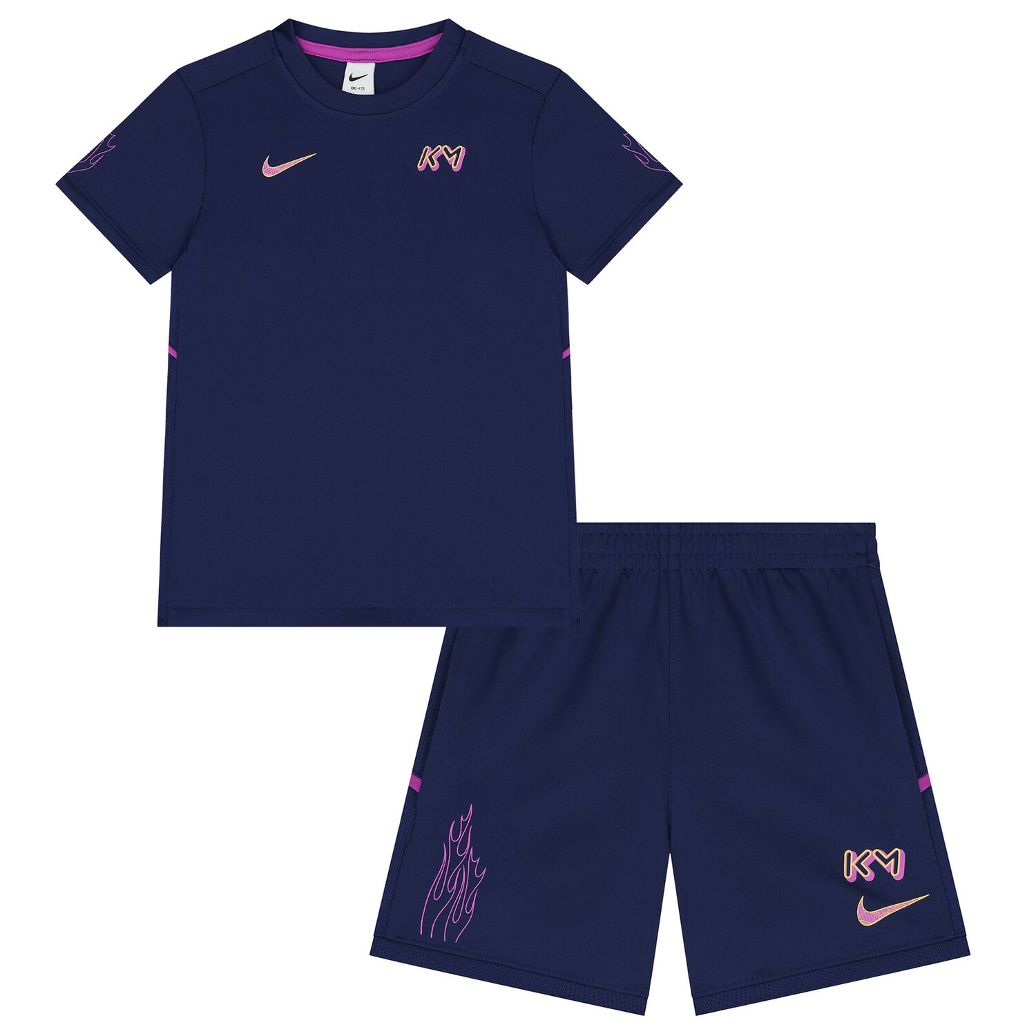 Boys Blue Mbappé Short Set, 1, hi-res