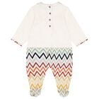 Ivory Logo Zig Zag Babygrow Gift Set , 1, hi-res