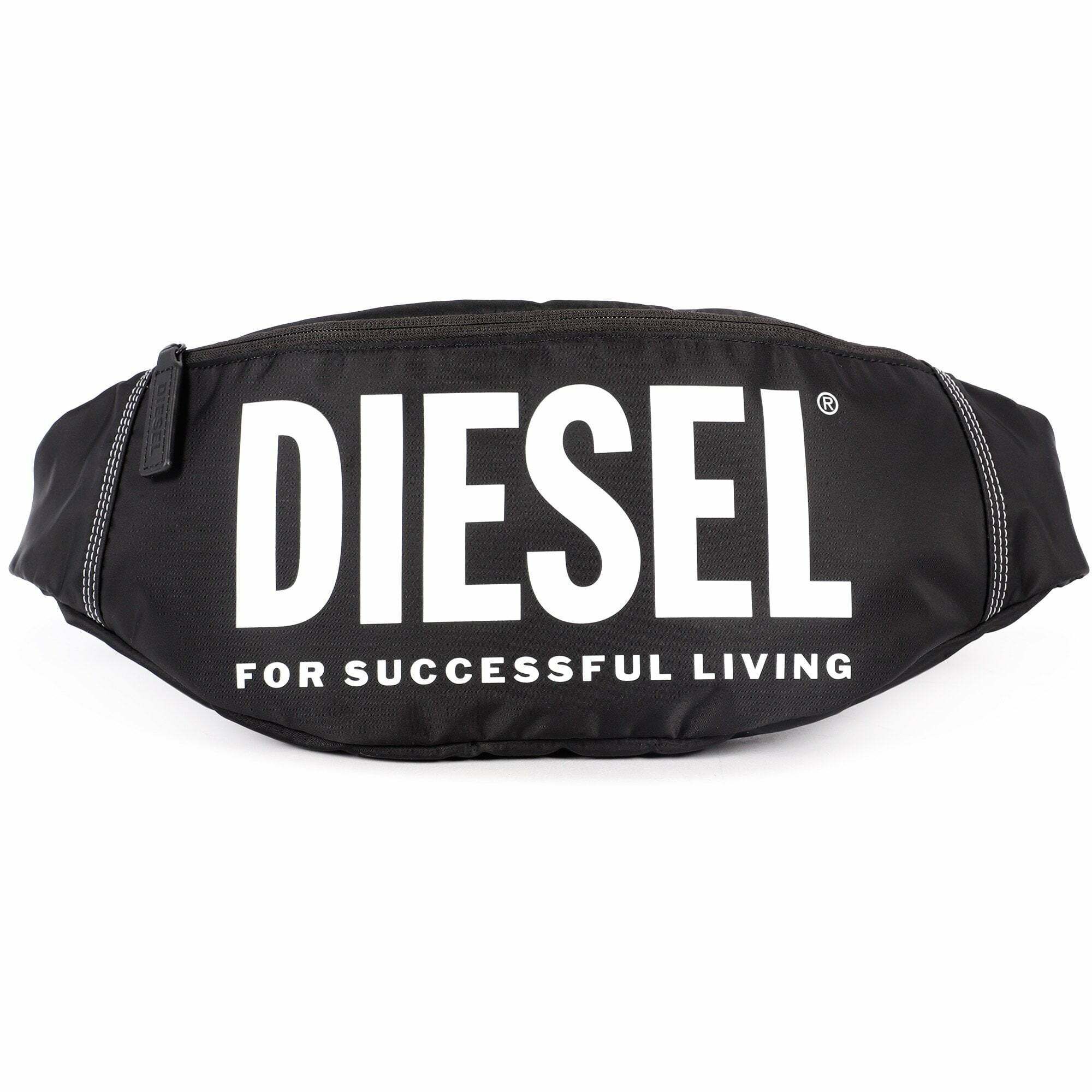 Diesel Boys Black Logo Belt Bag Junior Couture KSA