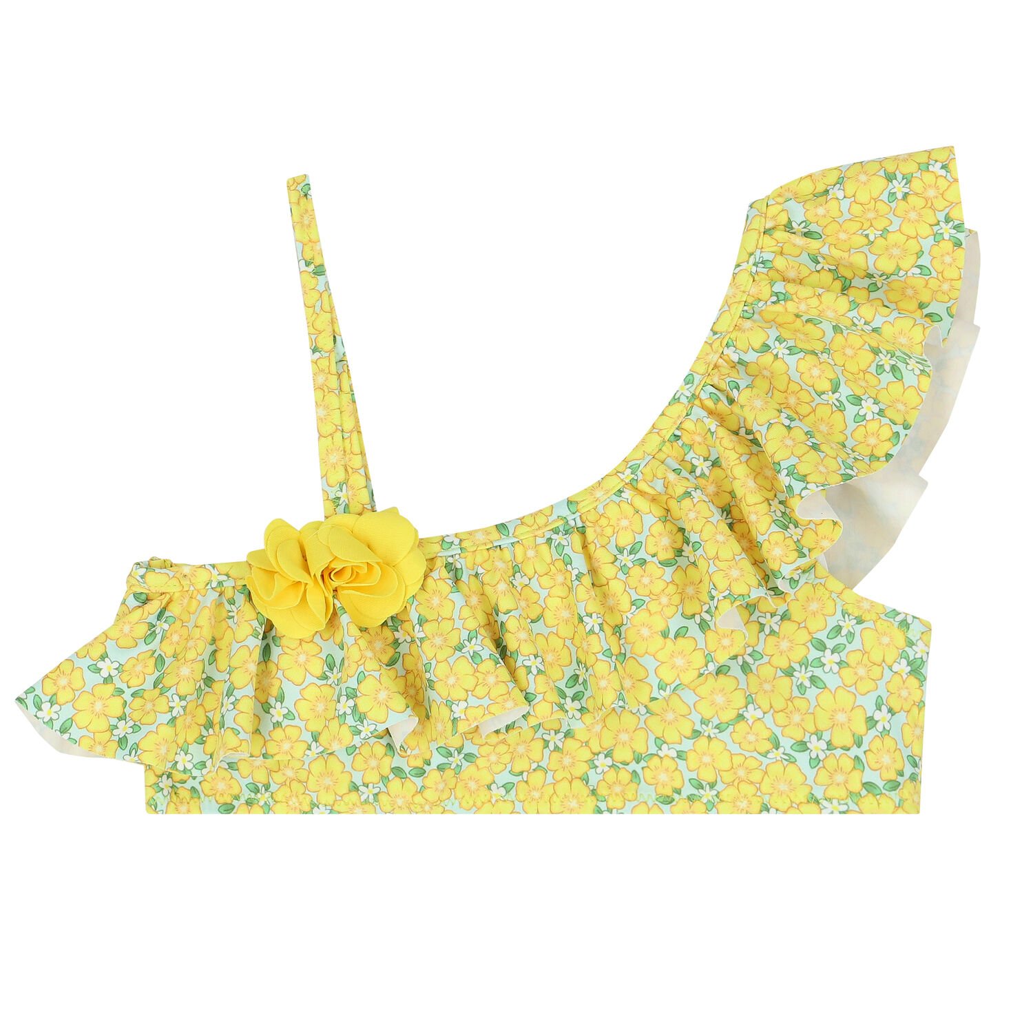 مايوه بيكيني باللون الأصفر والزهري, 1, hi-res