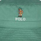 Boys Green Polo Bear Hat, 1, hi-res