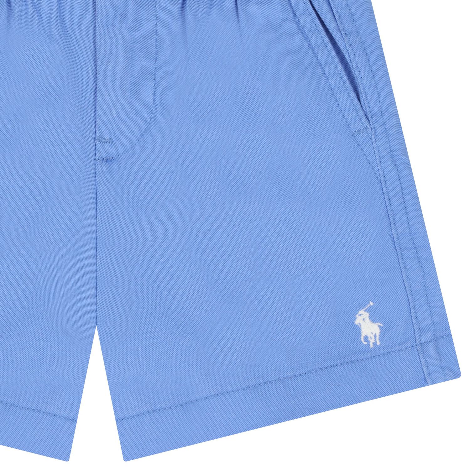 Baby Boys Blue Cotton Shorts, 1, hi-res