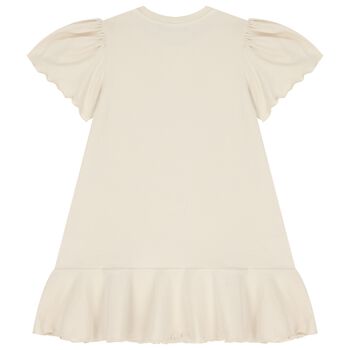 Girls Beige Crossbody Bag Dress