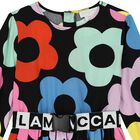 فستان بطبعة الزهور باللون الاسود, 1, hi-res