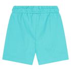 Younger Boys Green & White Shorts Set, 1, hi-res